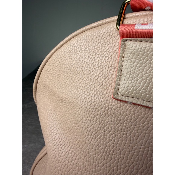 Michael Kors Pink Faux Leather Weekender Duffle Bag Travel Carry On - Picture 10 of 13